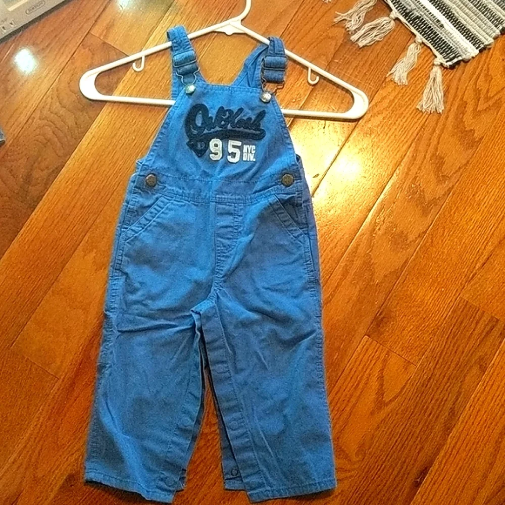 OshKosh B'gosh Blue overalls 18 mo